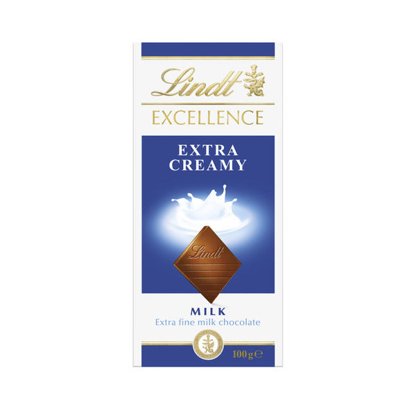 Lindt Extra Creamy Excellence Milk Chocolate Block | 100g