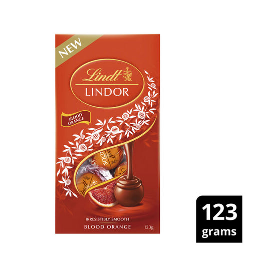 Lindt Lindor Blood Orange Milk Chocolate Bag | 123g