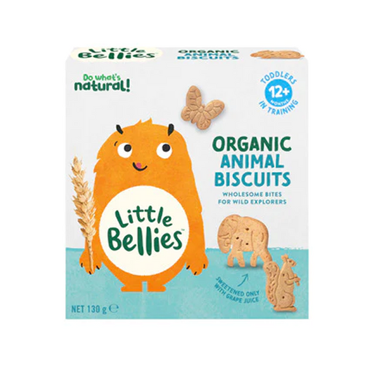 Little Bellies Animal Biscuits | 130g x 2 Pack