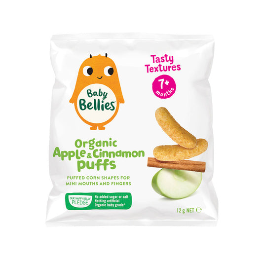 Little Bellies Apple & Cinnamon Baby Puffs | 12g