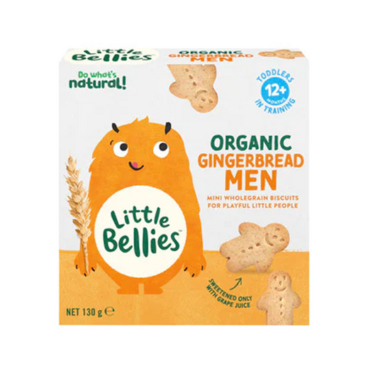 Little Bellies Mini Gingerbread Men | 130g x 2 Pack