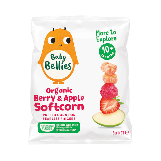 Little Bellies Softcorn Berry & Apple | 8g x 2 Pack