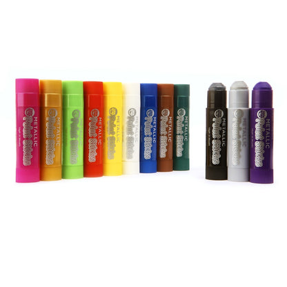 Little Brian Paint Sticks Metallic Colours 12 Pack