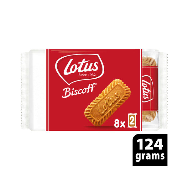 Lotus Biscoff Biscuits 8X2 pack | 124g