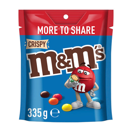 M&Ms Crispy Milk Chocolate Snack & Share Bag | 335g