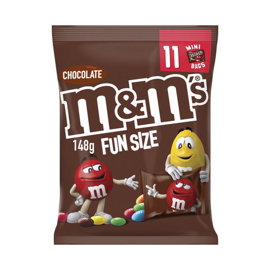 M&Ms Milk Chocolate Party Share Bag 11 Piece | 148g