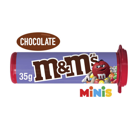 M&Ms Minis Milk Chocolate Treats Tube | 35g