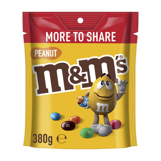 M&Ms Peanut Chocolate Snack & Share Bag | 380g