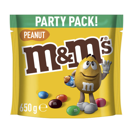 M&Ms Peanut Milk Chocolate Snack & Share Party Bag | 650g