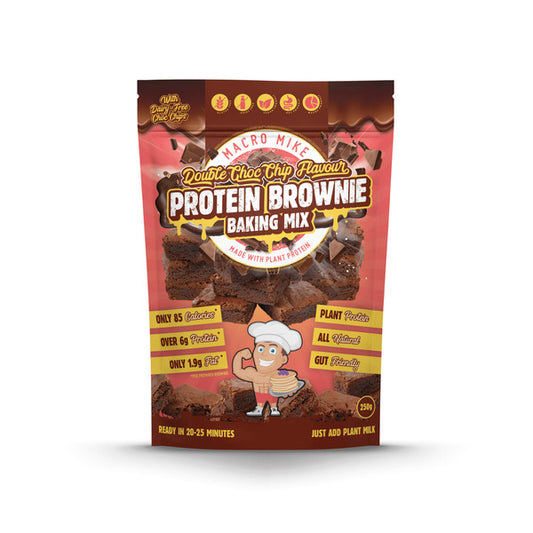 Macro Mike Healthy Protein Brownies Double Chocolate | 250g
