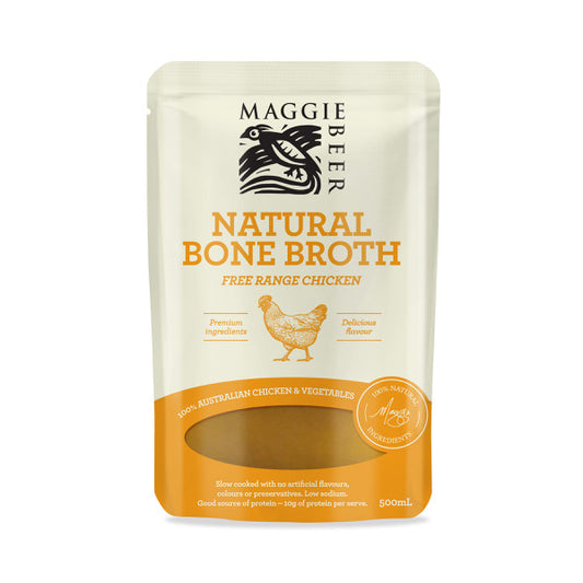 Maggie Beer Natural Chicken Free Range Broth | 500mL