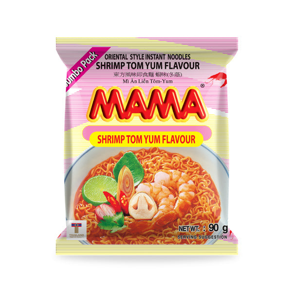 Mama Shrimp Tom Yum Noodles Jumbo Pack | 90g