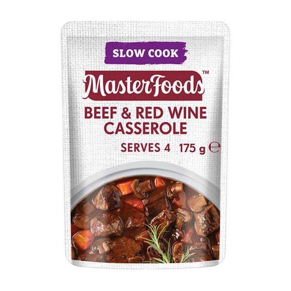 MasterFoods Slow Cooker Beef & Red Wine Casserole Recipe Base | 175g