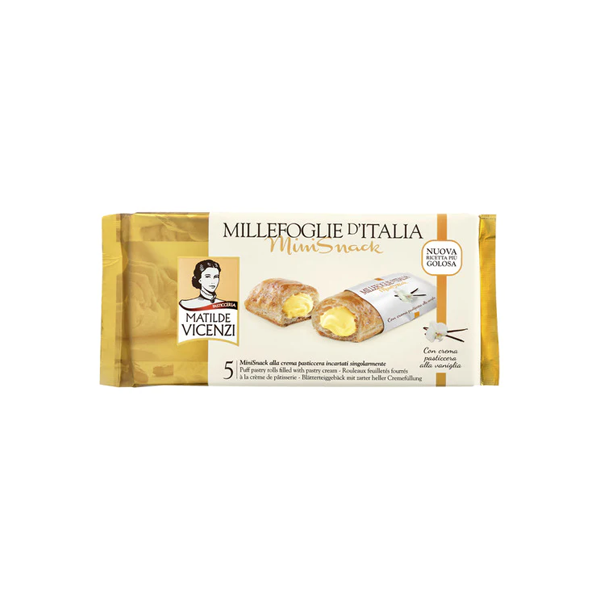 Matilde Vicenzi Millefoglie D'italia Mini Snack Hazelnut Cream | 125g