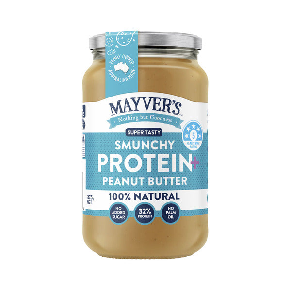 Mayver's Natural Peanut Butter High Protein | 375g
