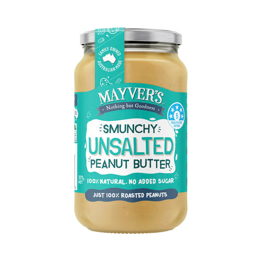 Mayver's Smunchy Natural Unsalted Peanut Butter | 375g