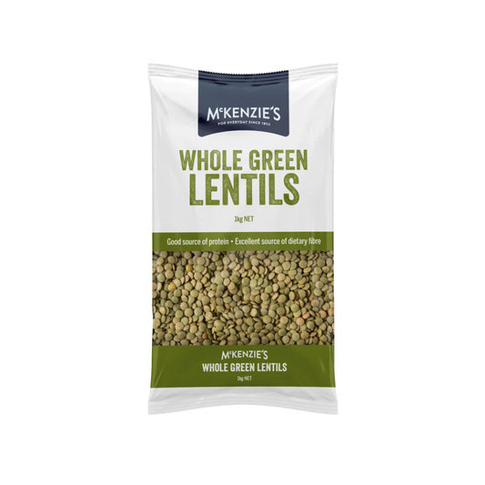 Mckenzie's Whole Green Lentils | 1kg