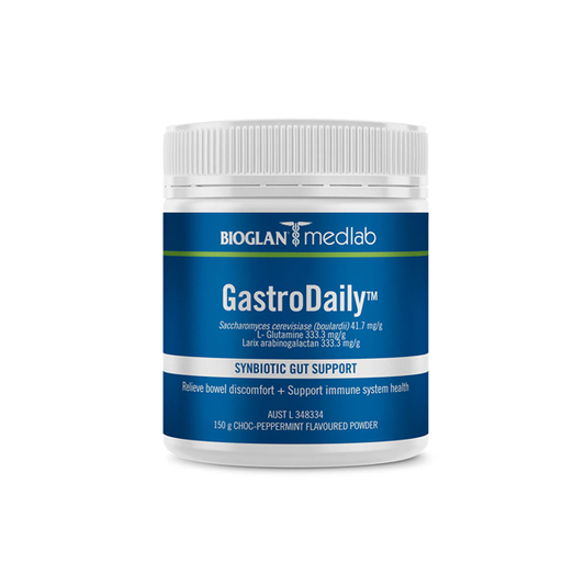 Medlab GastroDaily Synbiotic Gut Support Choc-Peppermint 150g