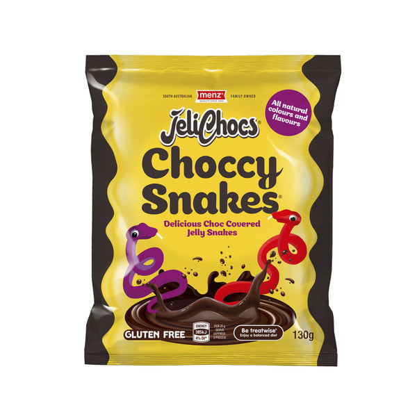 Menz Jelichocs Choccy Snakes | 130g