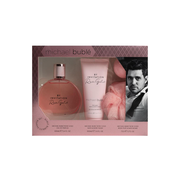 Michael Buble Rose Gold Eau De Parfum 100ml 4 Piece Set