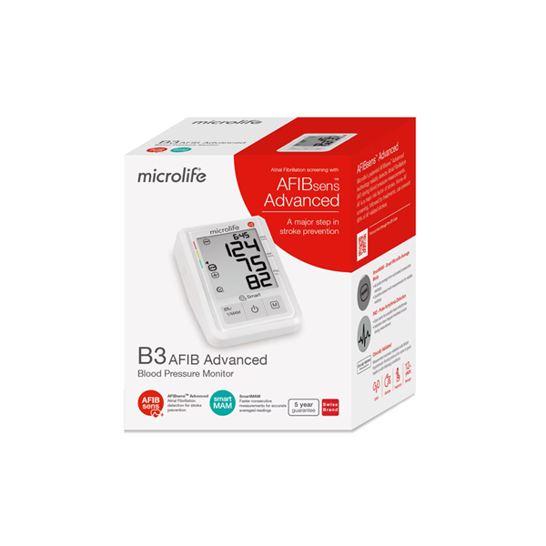 Microlife B3 AFIB Advanced Blood Pressure Monitor