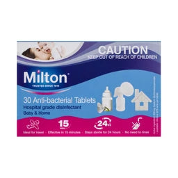 Milton Antibacterial Sterilizer Tablets | 30 pack