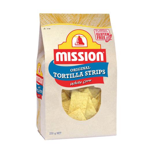 Mission Original White Corn Tortilla Strips | 230g