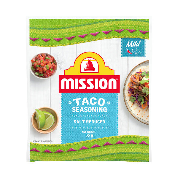 Mission Salt Reduced Taco Seasoning | 35g