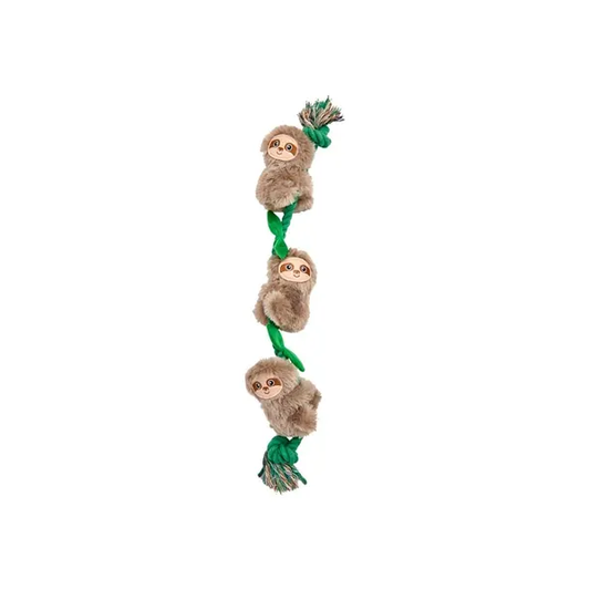 Mix Or Match 30 3 Sloths On Rope Dog Toy Multi 62cm