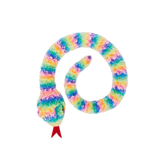 Mix Or Match 30 Plush Snake Dog Toy Rainbow 70cm