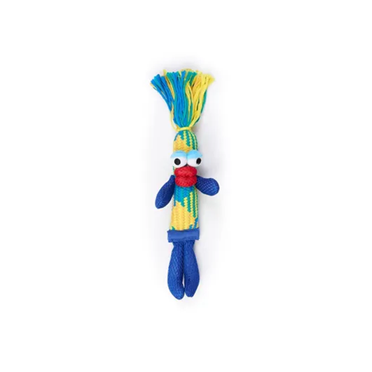 Mix Or Match Funny Character Dog Toy Blue Yellow