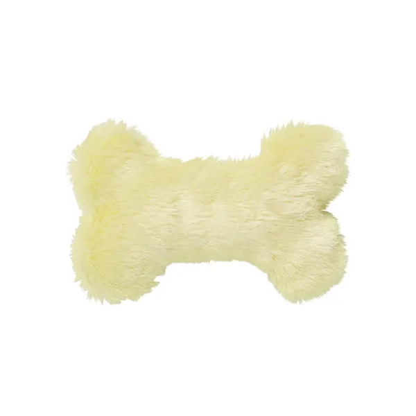 Mix Or Match Plush Fluffy Bone Dog Toy