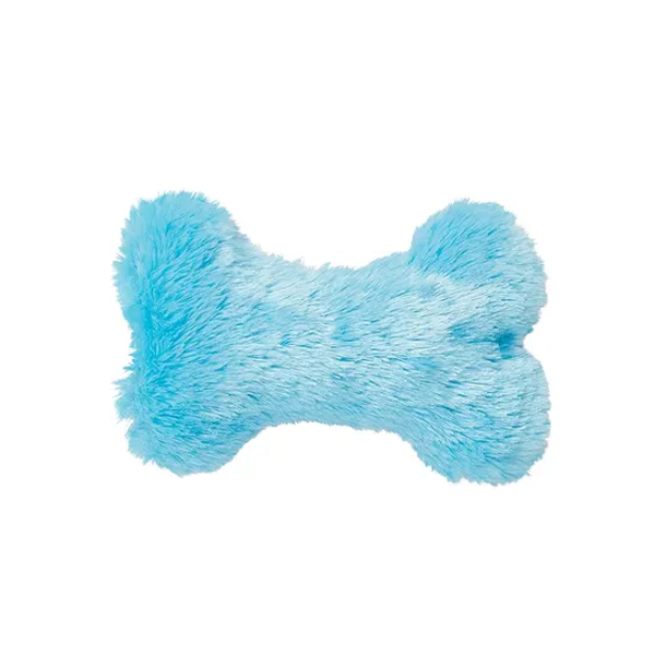 Mix Or Match Plush Fluffy Bone Dog Toy