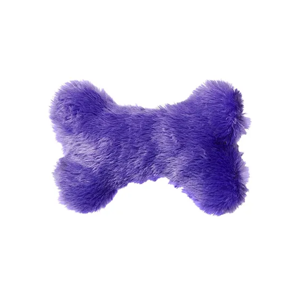 Mix Or Match Plush Fluffy Bone Dog Toy