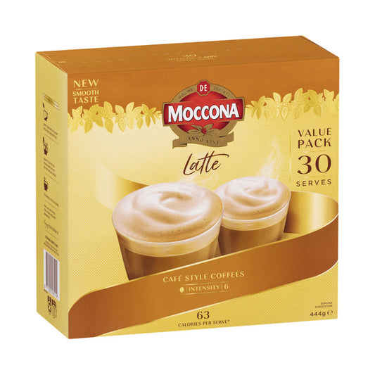 Moccona Cafe Classics Latte Sachets | 30 pack