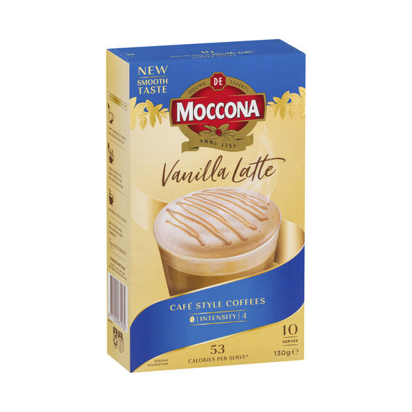 Moccona Cafe Classics Vanilla Latte Sachets | 10 pack