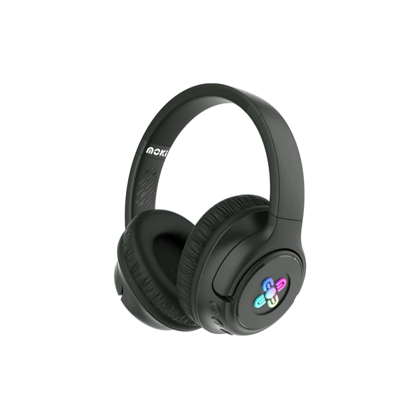 Moki Mixi Kids Volume Limited Wireless Over-Ear Headphones (LED Edition)
