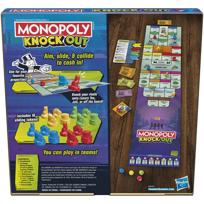 Monopoly Knockout Family Party Board Game