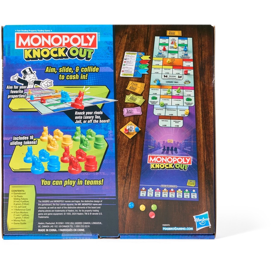 Monopoly Knockout Family Party Board Game