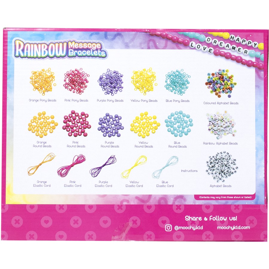 Moochy Rainbow Message Bracelets Kit