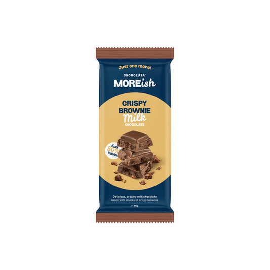 Moreish Crispy Brownie Milk Chocolate | 180g