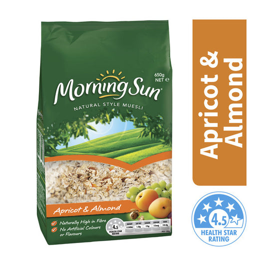 Morning Sun Natural Apricot & Almond Muesli | 650g