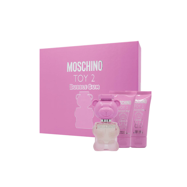 Moschino Toy 2 Bubble Gum Eau De Parfum 50ml 3 Piece Set