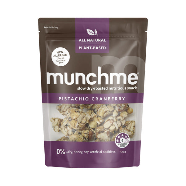 Munchme Nutritious Snack Pistachio Cranberry | 120g