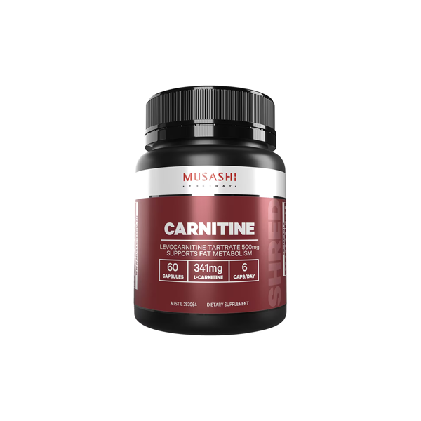 l carnitine musashi Musashi Carnitine 60 Capsules – Shop & Dispatch