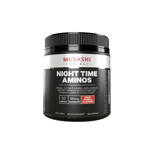 Musashi Night Time Aminos Fruit Punch 300g