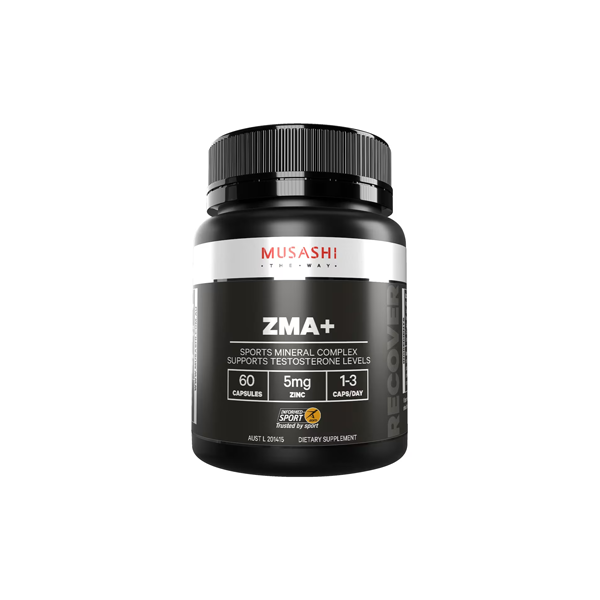 Musashi ZMA+ 60 Capsules