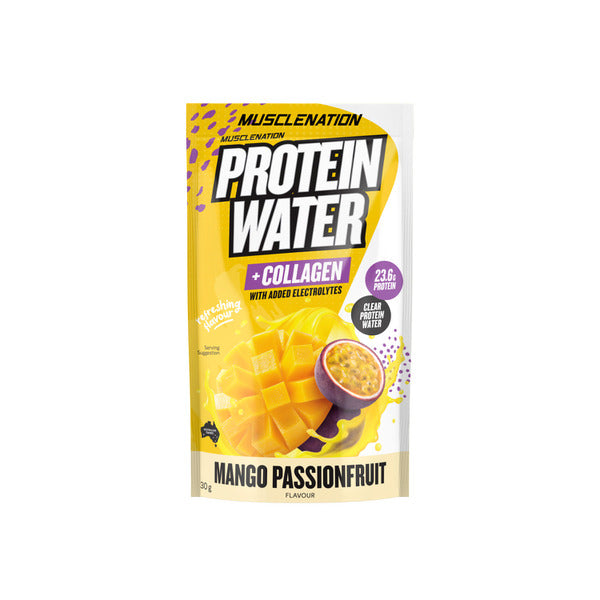 Muscle Nation Protein Water Collagen Powder Mango Passionfruit | 30g