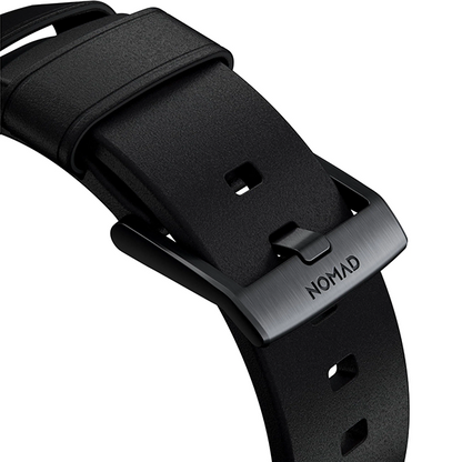 NOMAD Modern Leather Band for Apple Watch for 42-49mm (Black)