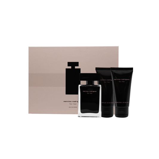 Narciso Rodriguez For Her Eau De Toilette 50ml 3 Piece Set